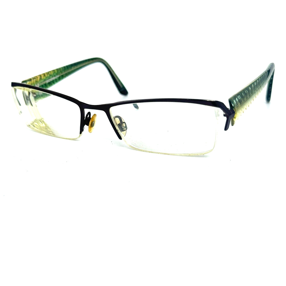 Humphreys Eyeglasses Women round green silver Mod. 582112 by Eschenbach‎ H14363